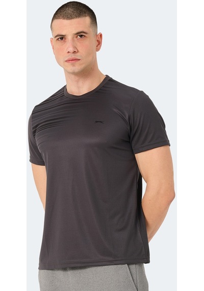 Slazenger RAVEN Erkek  Koyu Gri Tişört