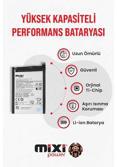 Samsung Galaxy A02s / Galaxy A22 / Galaxy A04 / Galaxy A03s Uyumlu Tam Kapasite Batarya 1 Yıl Garant