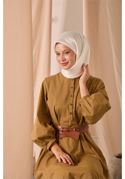 Silk Home Düz Shiny Eşarp 75006-72 beyaz
