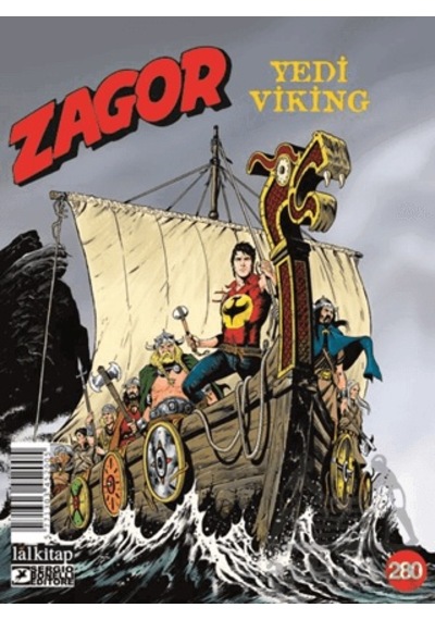 Zagor Sayı 280 - Yedi Viking Ciltli Lal Kitap