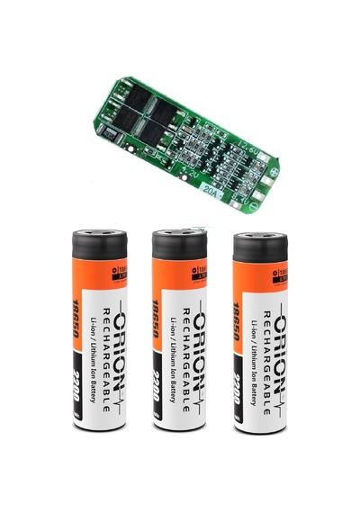 3 Adet Orion Li-ion Pil Ve 3s 20a Bms.