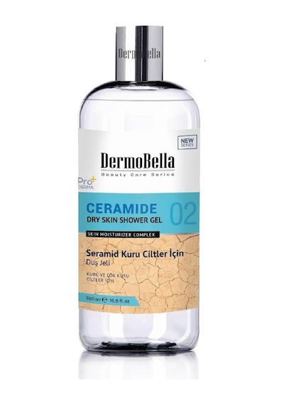 Seramid Kuru Ciltler İçin Duş Jeli 500 Ml Açık Mavi