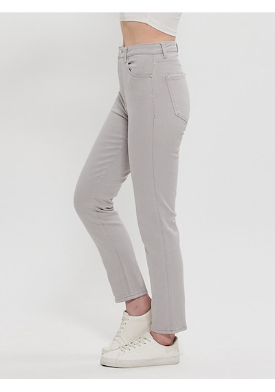 Ltb Dores Slım Mom Jean Pantolon 010095139415579 55243 010095139415579_55243 Açık Gri