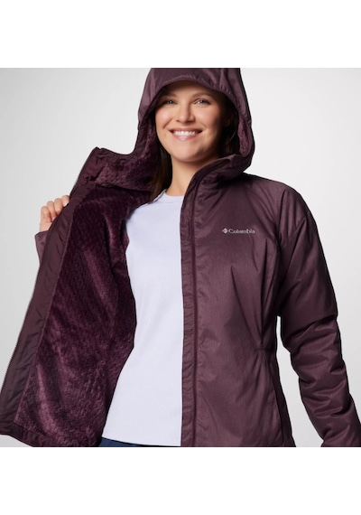 Columbia Kruser Ridge Iıı Plush Softshell Jacket Mor Kadın Outdoor Mont Wl3248 Mor