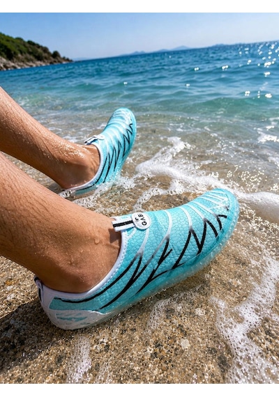 Belix Gabi Kaydırmaz Tabanlı Hızlı Kuruyan Deniz Ve Plaj Ayakkabısı 36-40 Aqua Turkuaz