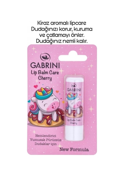 Gabrini Lip Balm Care Cherry Dudak Bakım Kremi