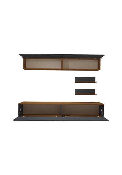 Decoraktiv Eko 5 Mdf Std Tv Ünitesi Tv Sehpası Ceviz - Antrasit