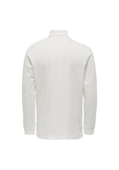 Onsthor Reg Roll Neck Erkek Beyaz Sweatshirt - 22026436 Beyaz