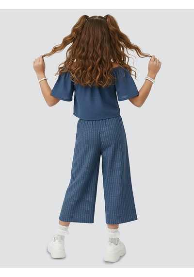 Denokids Romantik Kedi Kız Çocuk Bluz Pantolon Takım Çok Renkli