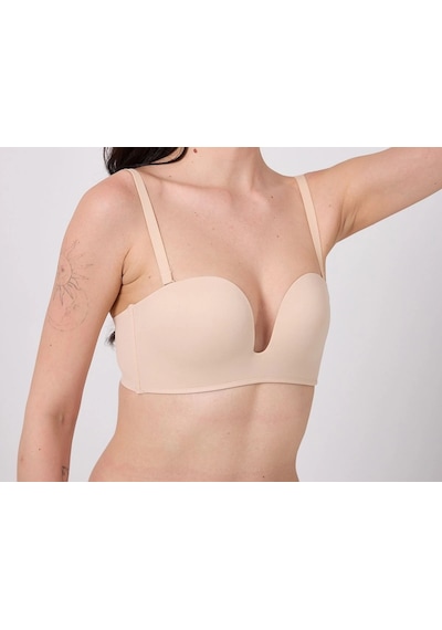 Ang Butik Freshness Msf05 Destekli V Dekolte Lazer Kesim Sütyen Ten