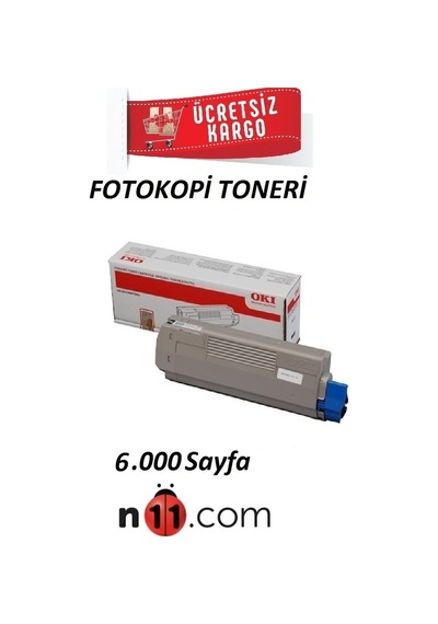 Oki C532-46490629 Yüksek Kapasiteli Sarı Toner