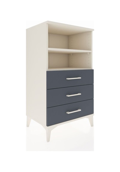 Hyperion Komodin 2 Raflı 3 Çekmeceli 60x44x106 Aytaşı-antrasit Aytaşı