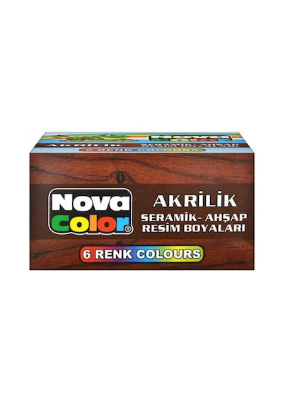 Nova Color Akrilik Boya 6Lı