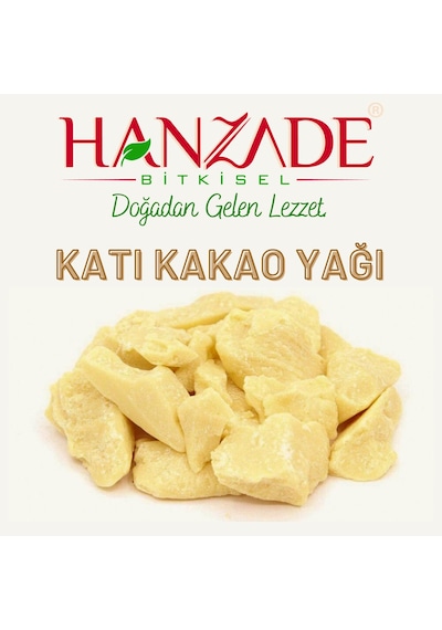 Hanzade Bitkisel Yenilebilir Saf Katı Kakao Yağı 500 G
