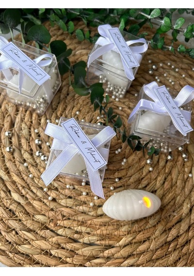Bernami Vazo Pinterest 10 Adet Mika Kutulu Istiridye Mum Düğün ,nişan ,kına ,davet ,doğum Günü Diğer