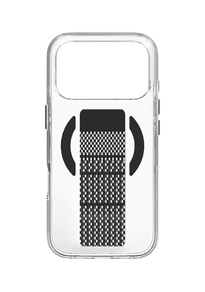 Piili Apple iPhone Uyumlu 17 Pro Steady Carbon Magsafe Kılıf Siyah