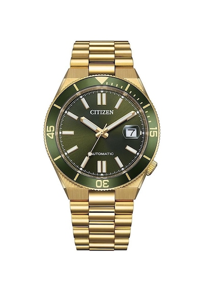 Citizen Tsuyosa Shore Moss Green Nj0232-53x Otomatik Erkek Kol Saati Metalik Gri