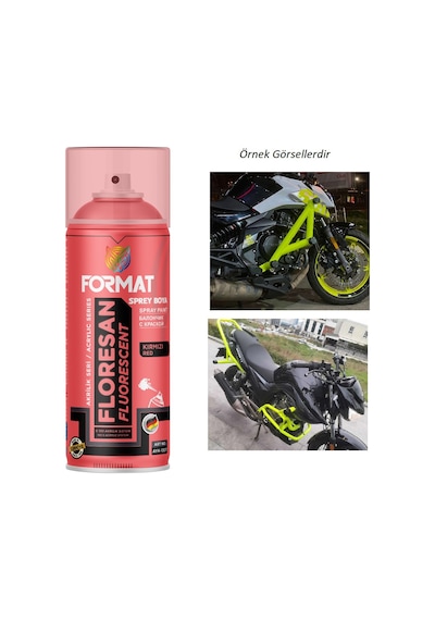 Sprey Boya Özel Seri Floresan Kırmızı Neon Akrilik 400ml