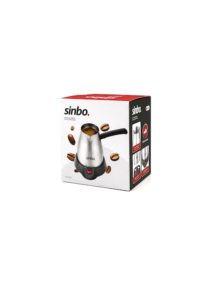 Çelik Elektrikli Cezve Türk Kahve Makinesi - 5fincan 400ml 360 Kablosuz Kullanım Katlanır Kulp 700w Scm-2967