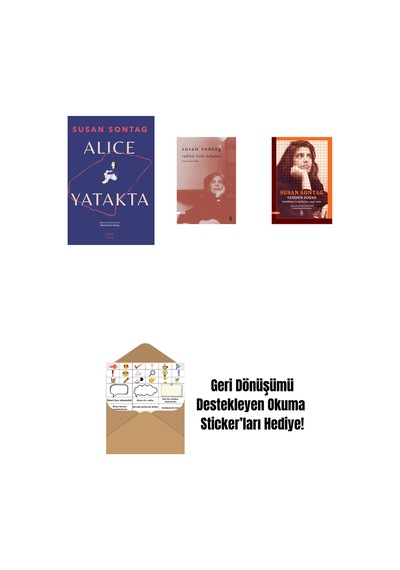 Alice Yatakta + Radikal İrade Üslupları + Yeniden Doğan + Okuma Sticker'ları