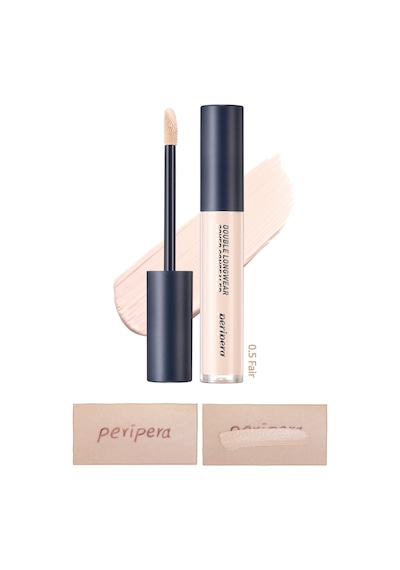 Hafif Yapılı Gün Boyu Yüksek Kapatıcı Peripera Double Longwear Cover Concealer 0.5 Fair 05