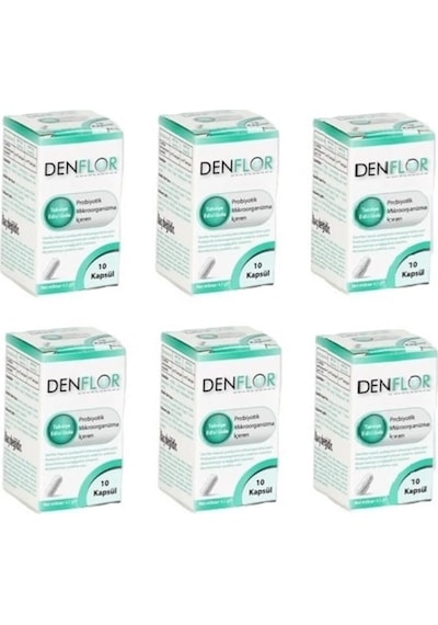 Denflor Probiyotik 6 x 10 Kapsül