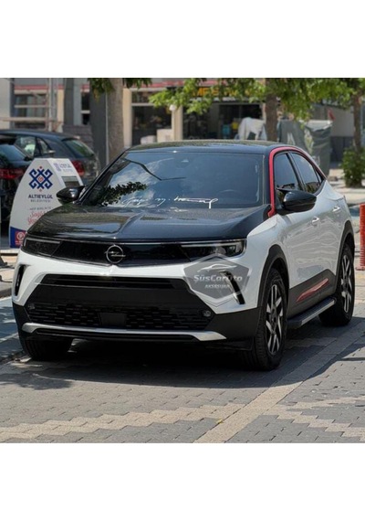 Opel Mokka 2021 Sonrası Uyumlu Batman Yarasa Ayna Kapağı Piano Black Abs Plastik Sağ Sol Takım 00 Şüscaroto Aksesuar