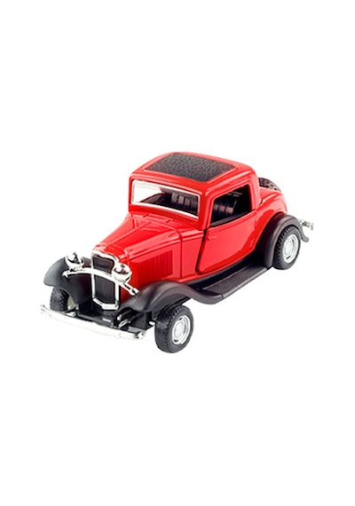 1:32 Dıe Cast Retro Hot Rod Araba Kırmızı Çok Renkli