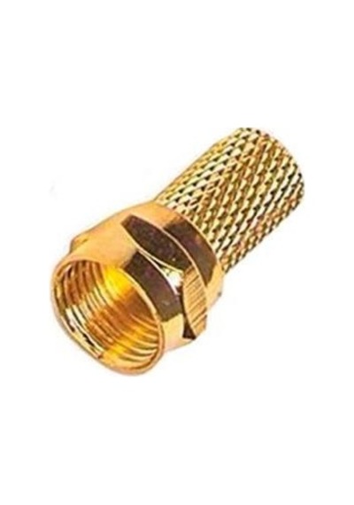 Teknogreen Rg6 F Konnektör 20MM Gold 100'lü Paket