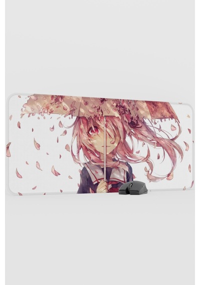 Mirai Nikki Anime V4 - 90x40 Xxl Gaming Kauçuk Kaymaz Taban Mouse Pad Fare Altlığı