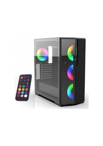 Inca Emg-17xb 4x1200mm Kumandalı Argb Fan Gaming Computer Case Kdo