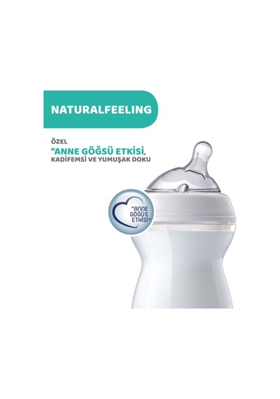Chicco Naturalfeelıng Pp 250Ml Yazılı Biberon 2 Ay