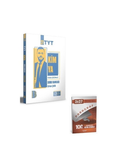 2027 Benimhocam 2027 Tyt Kimya Video Çözümlü Soru Bankası+ Anla Kazan Paragraf