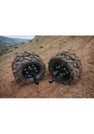 Dalaz, Ahs Çapa Makinası Uyumlu 4x4 Lastik Takımı 400x8 Çapa Lastigi Teker