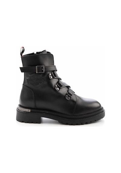 Harley Davidson Black Hakiki Deri Kadın Bot & Bootie Hd0777003003 Black