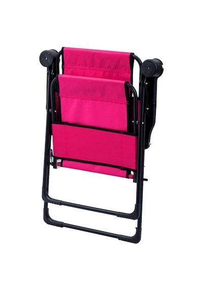 Katlanabilir Kamp Sandalyesi - Rest - Bardaklıklı - Argeus - Pembe Çok Renkli