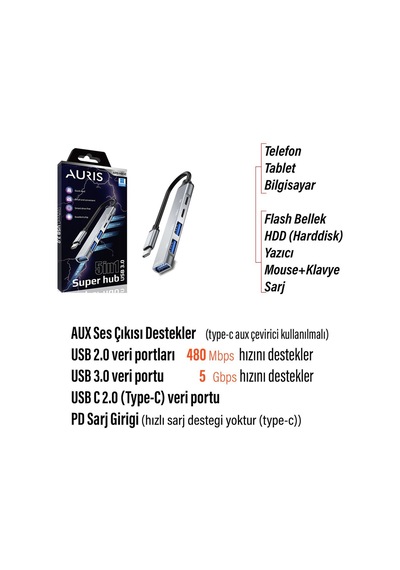 Type C Çevirici Usb Dönüştürcü Çoklayıcı Tablet Bilgisayar Telefon Type-c Usb Çoklayıcı Hub