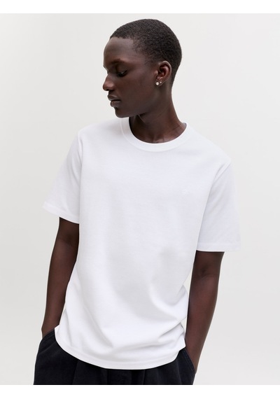 Jack & Jones Blaethan Logo Erkek Beyaz Tişört 12292340-bw