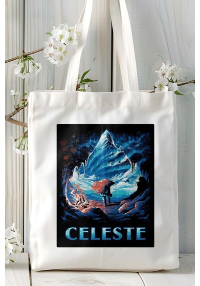 Art Hediye Celeste Oyun Baskılı Omuz Çanta Kişiye Özel Model 9 Çok Renkli