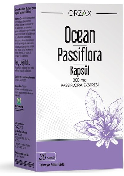 Ocean Passiflora 300mg 30 Kapsül