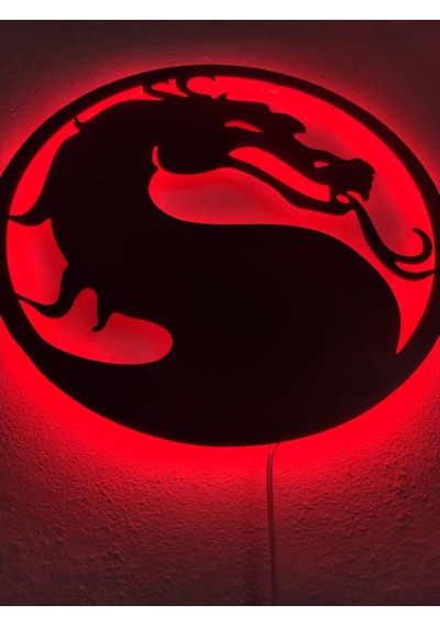 Mortal Kombat Led Işıklı Tablo (523523867)