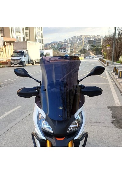Motocam Peugeot Xp 400 Ön Cam 2023-2026 Model 61cm Siyah Renkli 4mm Orta Boylu