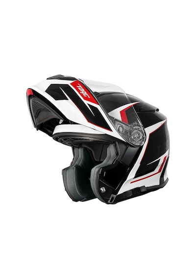 Torc T-28 Vertex Çene Açılır Motosiklet Kaskı Siyah Beyaz Kırmızı Siyah / Beyaz / Kırmızı