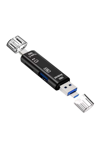 Forzacase Fc801 3in1 Usb Otg Sd Usb 3.0 Type C Micro Usb Kart Okuyucu