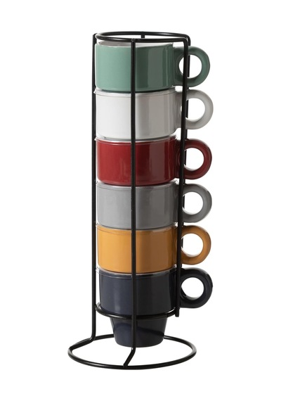 Tr Multıcolor Seramık Espresso Fincanı 6 Lı Diğer