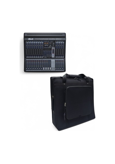 Wx-12pro 12 Kanal Deck Mikser İçin Uyumlu Soft Case Çanta Kılıf Siyah