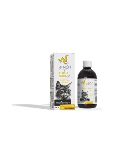Whiteveterinay Kediler İçin Deri Ve Tüy Sağlığı Tamamlayıcı B Vitamini Plus-b Liquid 100ml