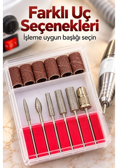 Lb Elektrikli Tırnak Törpüsü Hız Ayarlı Ayak Pedallı Set