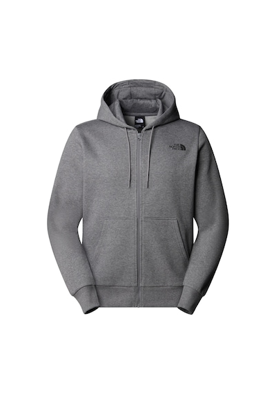The North Face Erkek Sımple Dome Full Zıp Kapüşonlu Nf0a89fddyy1 Gri