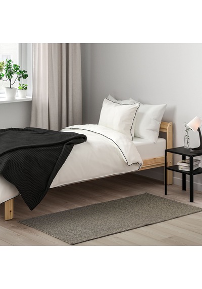 Ikea Tıphede Halı 80 X 150 Cm Beyaz - Gri Beyaz-gri